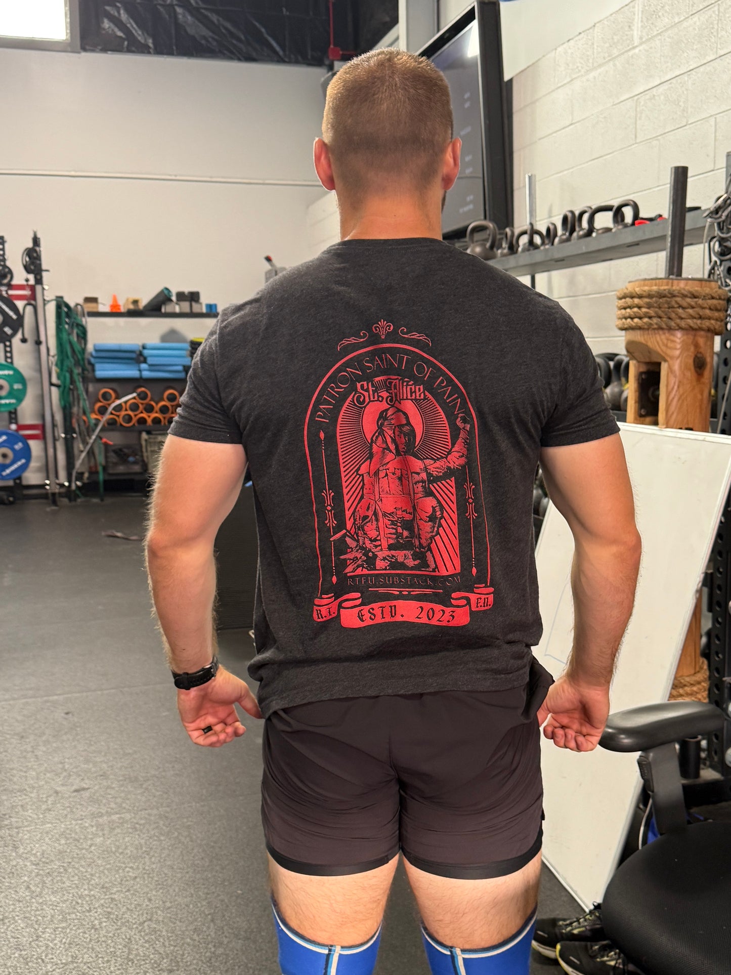 St. Alice Red Ink Tri-Blend Crew Tee