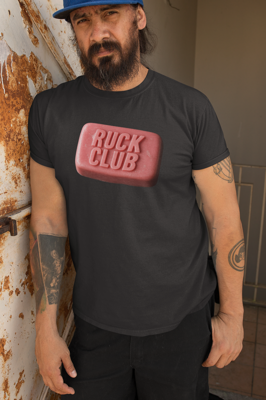 Ruck Club Tee — 'Life Is Hard, Fight Harder'