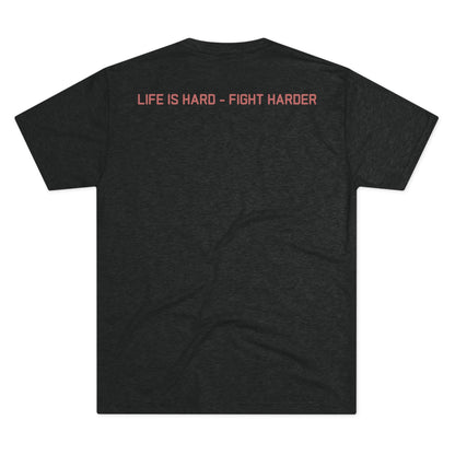 Ruck Club Tee — 'Life Is Hard, Fight Harder'