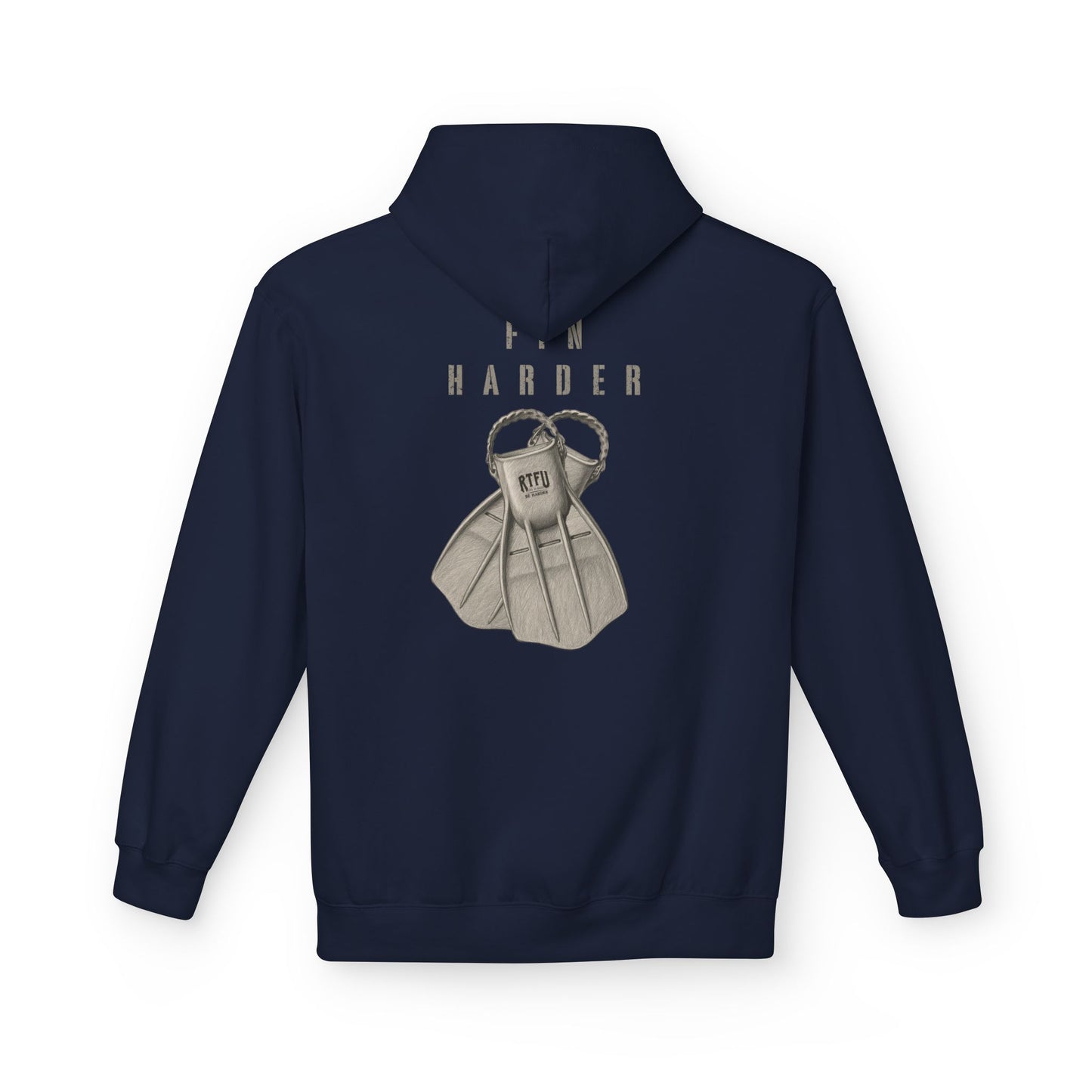 Hoodie — 'Fin Harder'