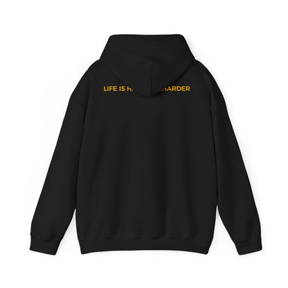 You don't have to go to Ranger School to earn this tab, But it would be a lot cooler if you did. Hooded Sweatshirt — "Life Is Hard, Be Harder"