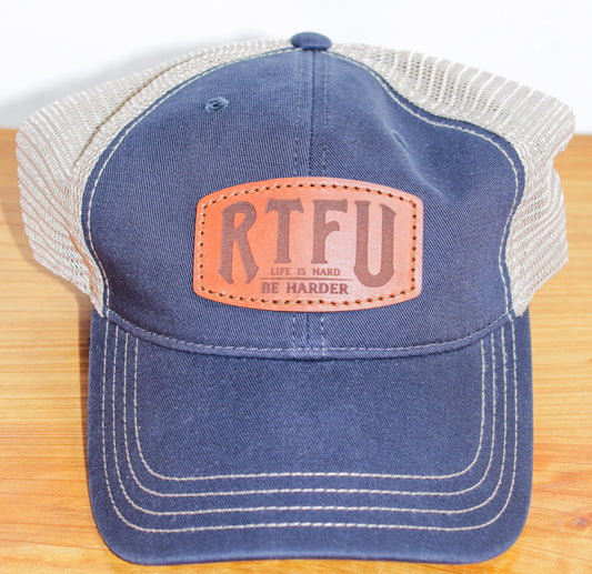 Leather Patch Richardson 111 Unstructured Trucker