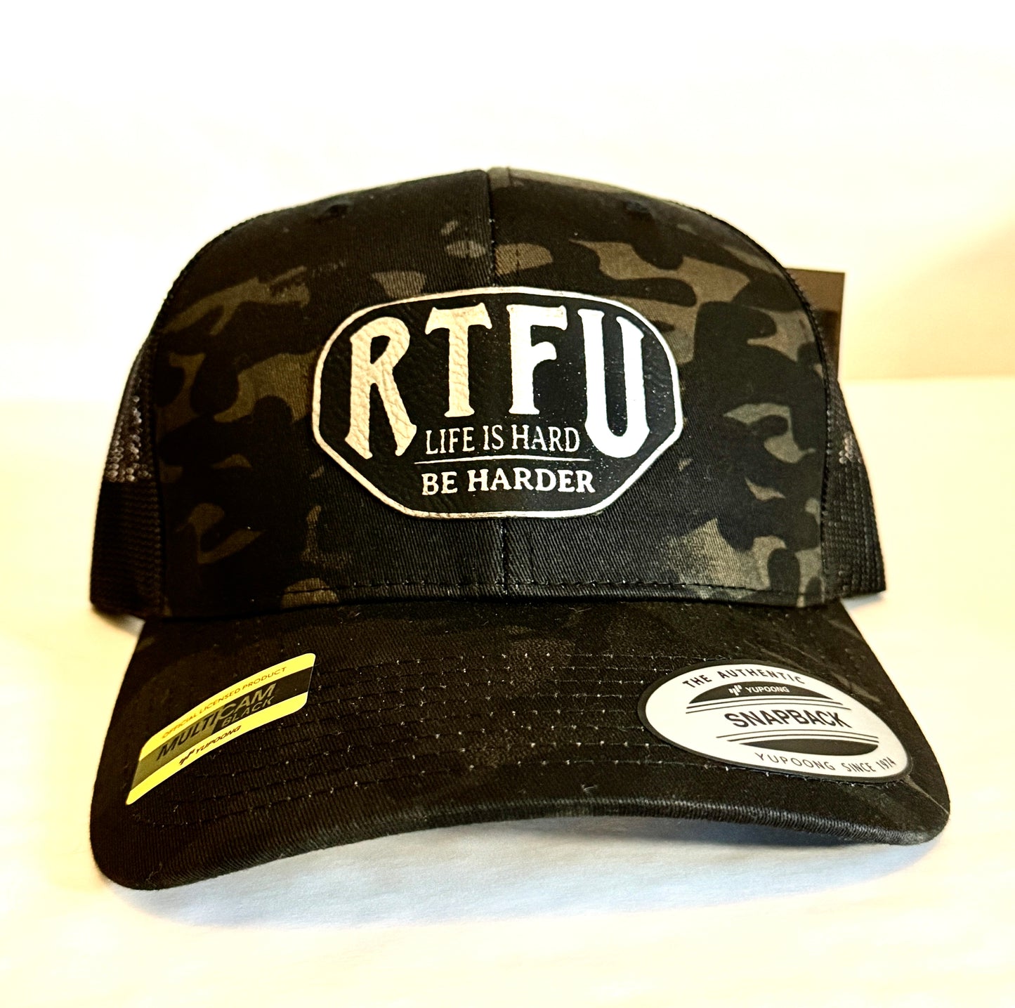 Multicam Black Structured Snapback