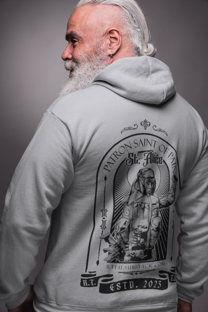 St. Alice Three-Panel Fleece Hoodie for Bad Asses
